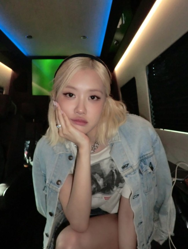 “Thank you so much to my @levis @tiffanyandco family! What a fun crazy eventful day. Well, there goes my first Super Bowl. Dead. So cool. I just wanna be a tree. me pleeasee ,” tulisnya di keterangan foto Instagram. Foto: Instagram/@roses_are_rosie