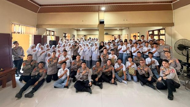 Sebanyak 22 mahasiswa STIK Angkatan 83 menjalankan misi kemanusiaan di Aceh Utara