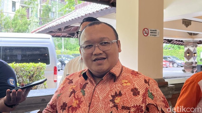 Sekjen PKS, Muhammad Kholid usai menghadiri Rakornas Evaluasi Capaian IIPP di Kuta, Badung, Rabu (11/2/2026).