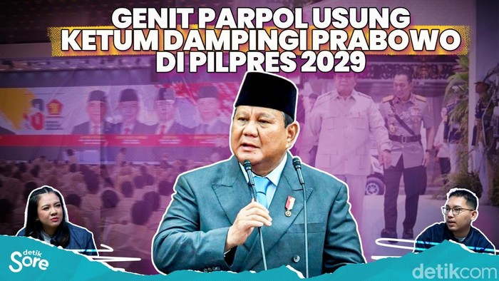 GENIT PARPOL USUNG KETUM DAMPINGI PRABOWO DI PILPRES 2029