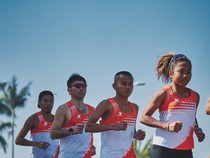 Kisah 2 Pelari Indonesia Taklukkan Dinginnya Xiamen