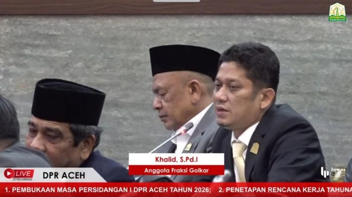 Anggota DPR Aceh Khalid.