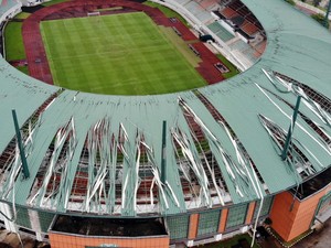 Bupati Bogor Jamin Stadion Pakansari Bisa Dipakai Meski Atap Rusak