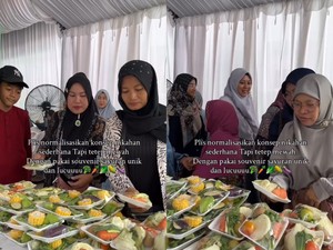 Viral Normalisasi Suvenir Sayuran dalam Pesta Pernikahan di Samarinda