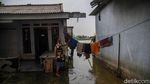 Banjir di Desa Buni Bakti Bekasi Berangsur Surut