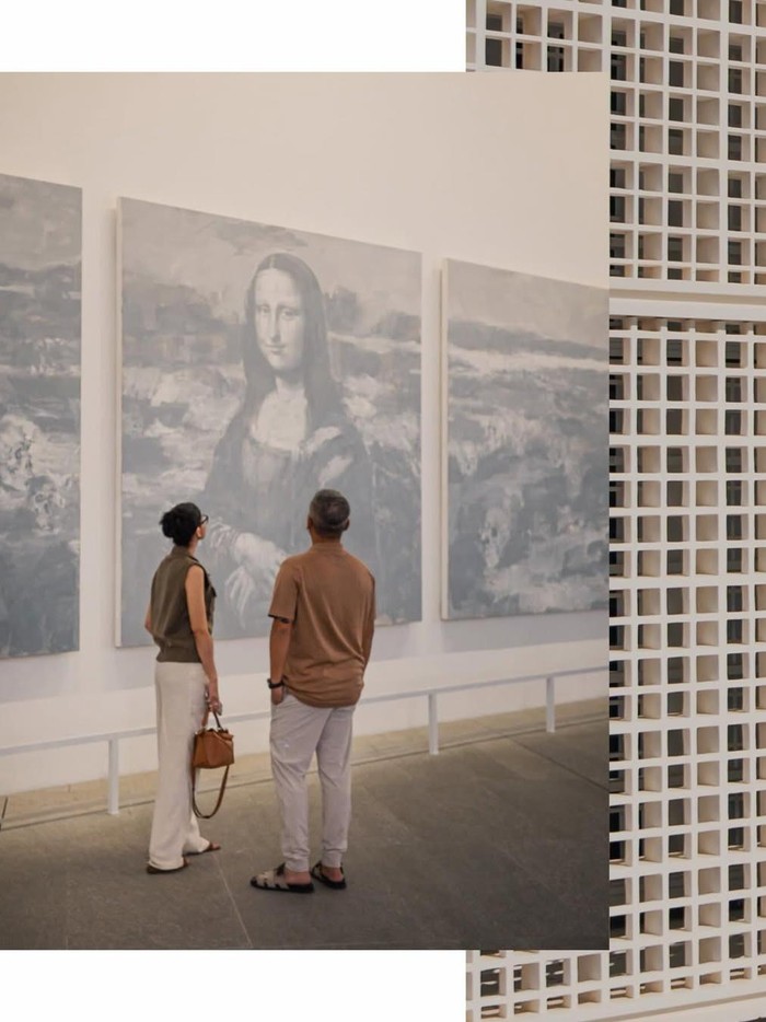 Gading Marten dan Medina Dina Jalan-jalan di Abu Dhabi.