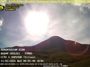 Gunung Soputan Sulut Status Waspada, Warga Diminta Jauhi Radius 1,5 Km