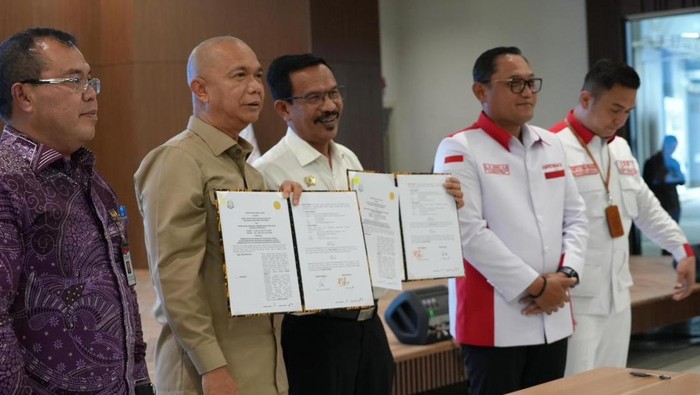 Jamintel luncurkan aplikasi jaga desa di Kalimantan Timur di Gedung Kemenko 3 Ibu Kota Nusantara (dok. Kejaksaan Agung)