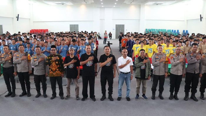 Kapolres Cup Mobile Legends 2026 ini digelar di Gedung Aula Laboratorium Terpadu UIN Sunan Kudus, Kamis (12/2/2026)
