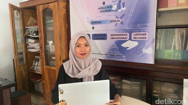 Koordinator Bidang Hak Perempuan, Anak, dan Penyandang Disabilitas LBH Makassar, Ambara Dewita. Elmayanti/detiksulsel Koordinator Bidang Hak Perempuan, Anak, dan Penyandang Disabilitas LBH Makassar, Ambara Dewita. Elmayanti/detiksulsel