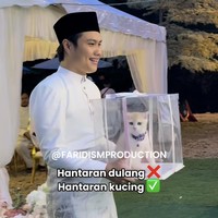Pecinta Anabul Wajib Tiru! Viral Pria Beri Seserahan Kucing untuk Pasangan