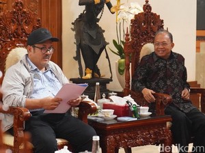 Koster Lobi Menteri Bappenas Percepat Infrastruktur Darat dan Laut di Bali
