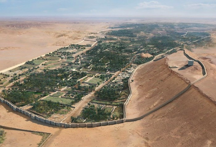 Oasis bertembok berusia 4.000 tahun di Arab Saudi