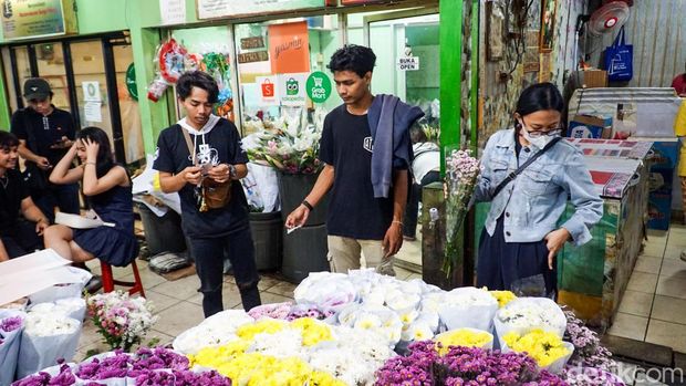 Pasar Bunga Rawa Belong, Kebon Jeruk, Jakbar