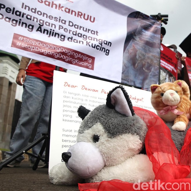 Pecinta Kucing dan Anjing Demo ke DPR