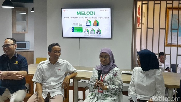 Peluncuran BRIN Danapedia skema RIIM Kolaborasi di Gedung BJ Habibie BRIN, Jakarat Pusat, Rabu (11/2/2026).