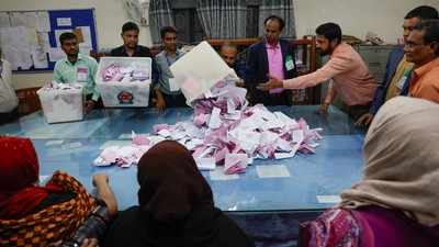 Pemilu ke-13 Bangladesh Berlangsung, Penghitungan Suara Dimulai