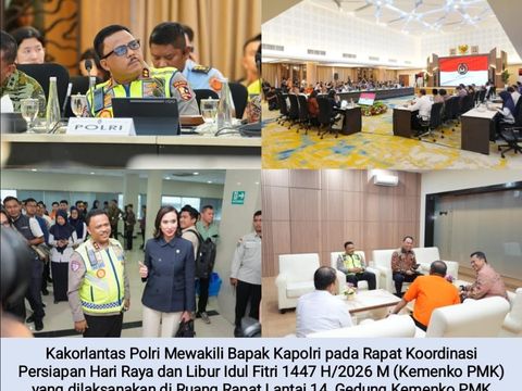 Polri Irjen Agus Suryonugroho menghadiri Rapat Koordinasi Persiapan Hari Raya dan Libur Idul Fitri 1447 Hijriah.