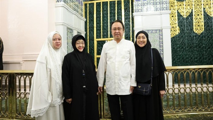 Megawati Ziarah ke Makam Nabi, Imam Besar Masjid Nabawi Pimpin Doa