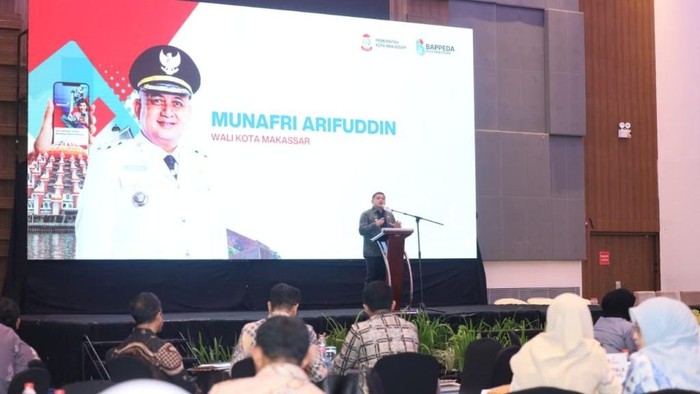 Wali Kota Makassar Munafri Arifuddin menghadiri Musrenbang 2026.