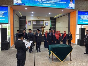12 Pejabat Pemkot Parepare Hasil Promosi-Demosi Dilantik, Ada Kadis-Kepsek
