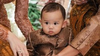 Gemasnya ekspresi baby Arash saat akan dimasukan ke dalam kurungan ayam. Foto: Instagram @aaliyah.massaid