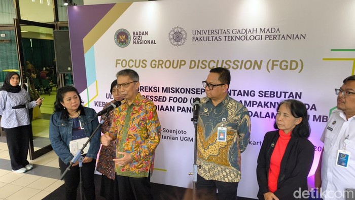 Badan Gizi Nasional (BGN) menggandeng pakar dari Universitas Gadjah Mada (UGM) untuk meluruskan istilah Ultra Processed Food (UPF). 
