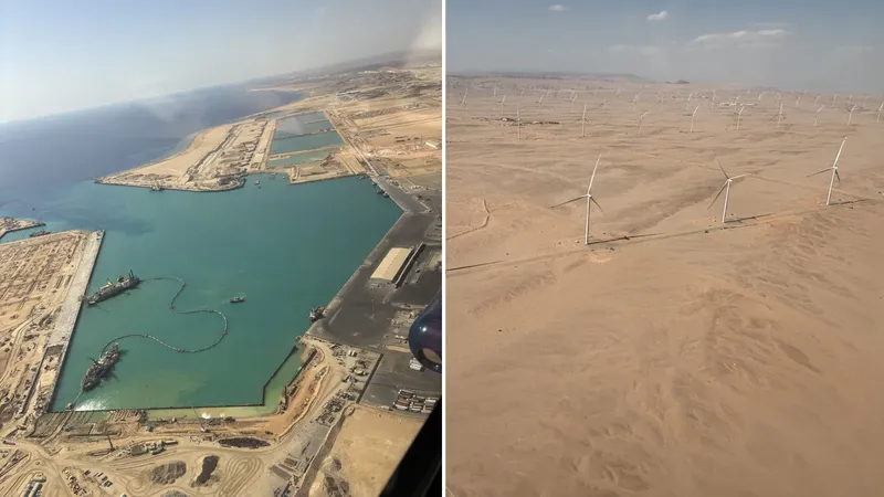 Citra satelit pembangunan megaproyek Neom Citra satelit pembangunan megaproyek Neom