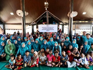 TP PKK Pusat Salurkan Bantuan untuk Korban Banjir di Kabupaten Pidie Jaya