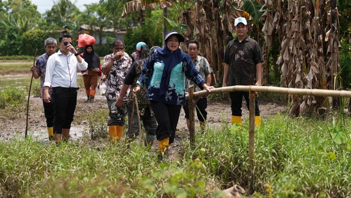 Kondisi jalan di Romang Tangaya Makassar.