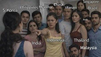 Warganet Korsel vs Everybody Foto: X.com