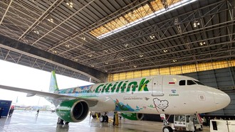 Kampanyekan Kesadaran Lingkungan, Citilink Luncurkan Livery Pesawat Baru