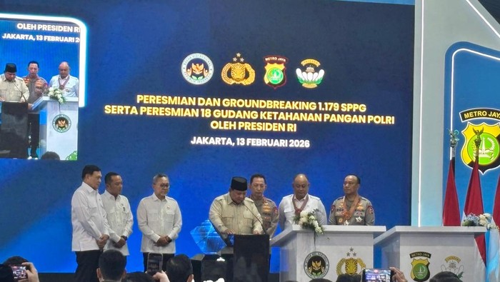 Peresmian SPPG dan Gudang Ketahanan Polri