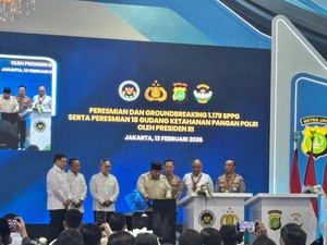 Prabowo Resmikan 1.179 SPPG dan 18 Gudang Ketahanan Pangan Polri