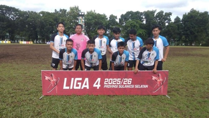 Persibone tampil di Liga 4 Sulsel hanya dengan 10 pemain.