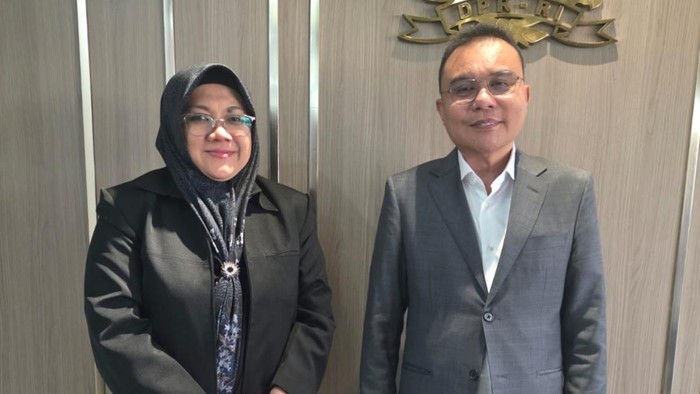 Pertemuan Bupati Afni dengan beberapa pejabat pusat. (Dok Pemkab Siak)