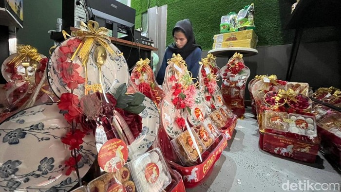 Pesanan parsel di Palembang melonjak hingga 35 persen menjelang Imlek
