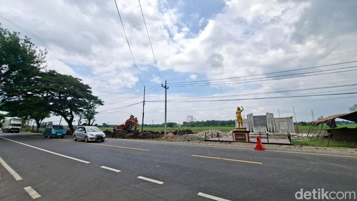 Progres pembangunan monumen dan museum Marsinah di Nganjuk