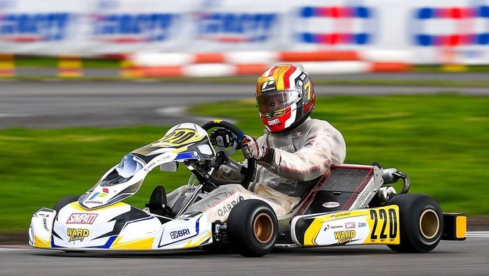 Qarrar Firhand Ali baru saja taklukkan seri pembuka WSK Euro Series 2026.