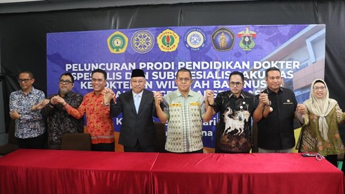 Suasana saat peluncuran Prodi Dokter Spesialis dan Subspesies Fakultas Kedokteran di Undana Kupang, Jumat (13/2/2026). Foto: Dok. Humas Pemprov NTT