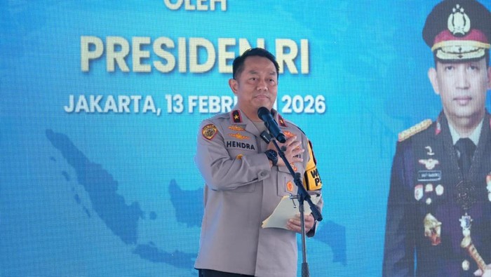 Wakapolda Banten Brigjen Hendra Wirawan saat ground breaking SPPG Tatag Trawang Tungga Polres Cilegon, Jumat (13/2/2026).