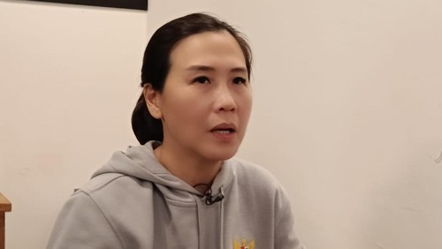 Wamen PPPA, Veronica Tan, di Labuan Bajo, Manggarai Barat, NTT, Jumat (13/2/2026) (Ambrosius Ardin/detikBali)
