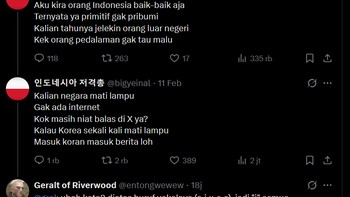 Ketika huruf vokal diganti jadi i. Foto: X.com