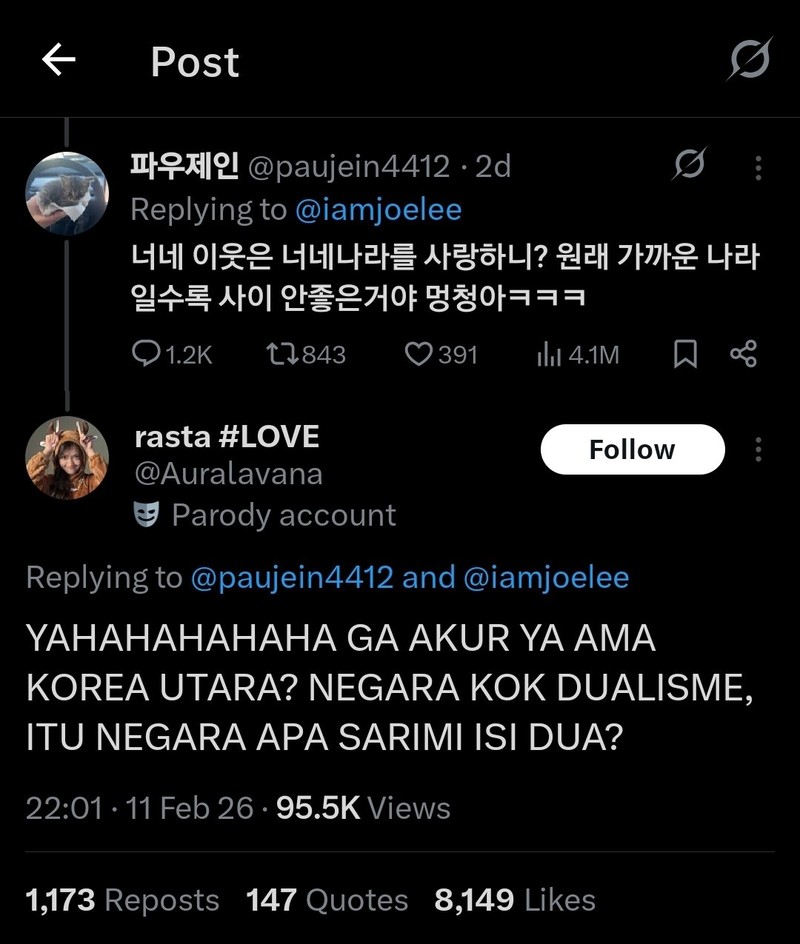 Balasan Warganet +62 ke Knetz Rasis