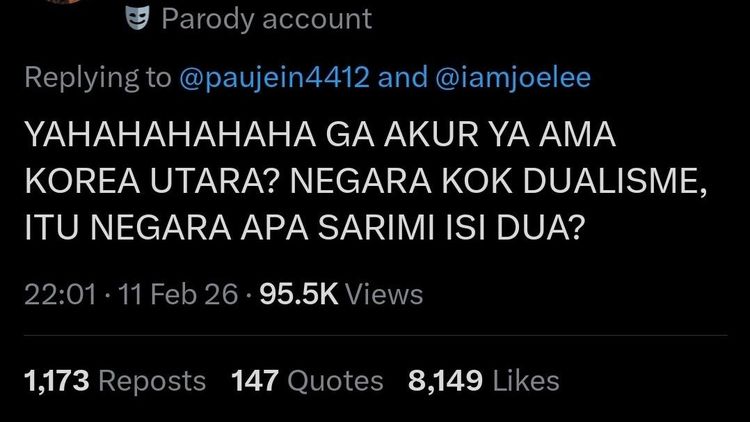 Kocak tapi Menohok! Warganet +62 Balas Postingan Rasis Knetz