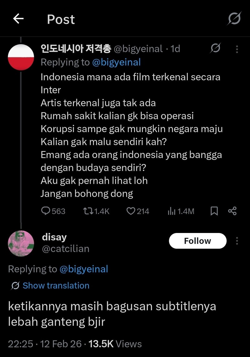 Balasan Warganet +62 ke Knetz Rasis