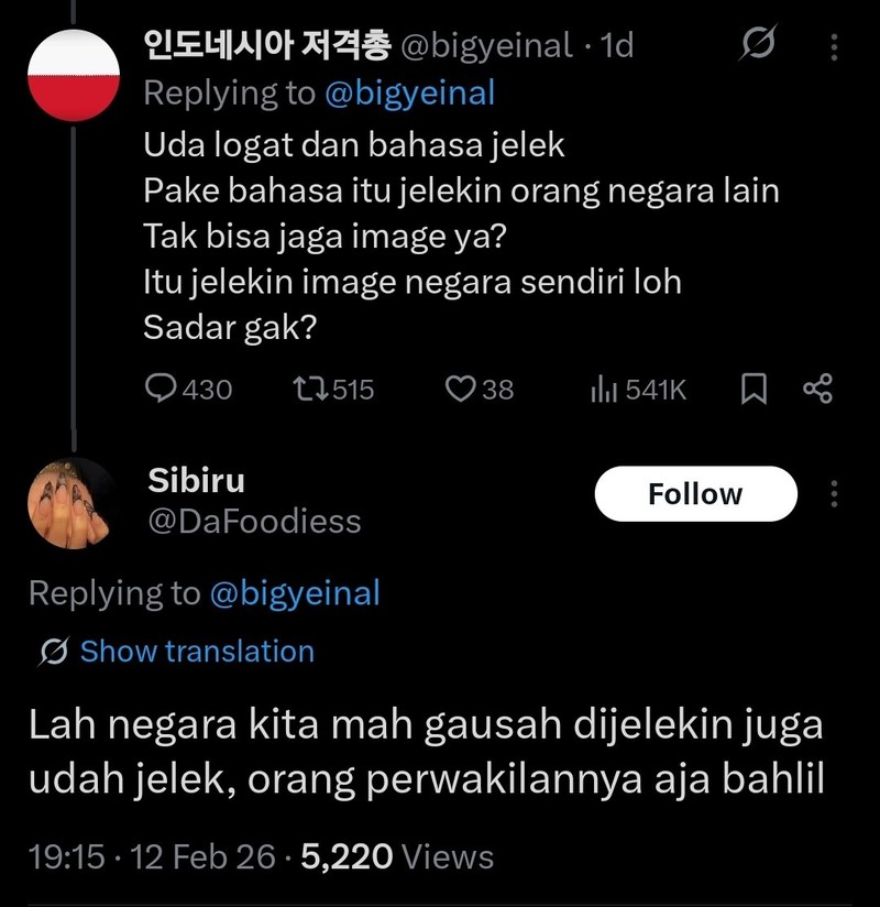 Balasan Warganet +62 ke Knetz Rasis