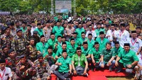 Jenderal Sigit menegaskan pentingnya kolaborasi antara kepolisian dan keluarga besar Ansor dan Banser yang secara historis memiliki rekam jejak panjang dalam mempertahankan kemerdekaan. (dok Polri)