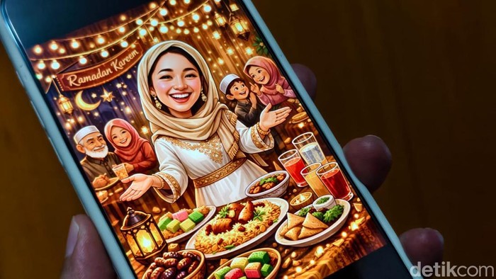 Karikatur Ramadan Pakai ChatGPT