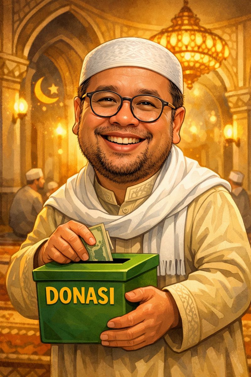 Karikatur Ramadan Pakai ChatGPT
